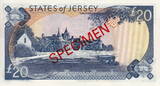 Jersey 20 Pounds SPECIMEN 1993 P.23s FDC