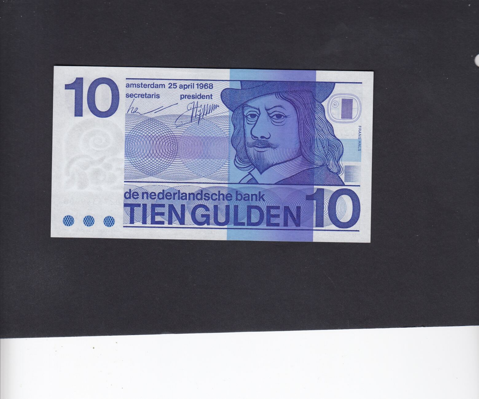 10 Gulden(AV37.1A.2.1)(P.91A) 1968 Netherlands DUBB.CIRKEL M.49-1B FDC