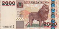 Tanzania 2.000 Shilingi P.37 -