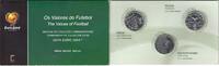 Portugal 3 x 8 Euro SOCCER ORIGIN.SET(3) SOCCER 2004 INCM KM.750A-752A -