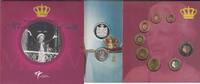 Netherlands 3,88 Euro 1 Gld ORIGIN.SET(8) JULIANA KM.MS53 -