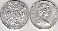 Isle of Man 1 Crown S-OLYMPIC 80 KM.67A -