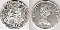 Isle of Man 1 Crown S-OLYMPIC 84 RUNNERS KM.118A -