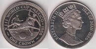 Isle of Man 1 Crown SOCCER 86 KM.161A -