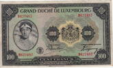 Luxembourg 100 Francs P.39a -
