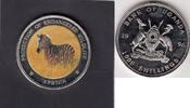 Uganda 1.000 Shillings ZEBRA Colored KM.41 -