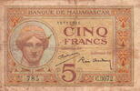 Madagascar 5 Francs P.35 -