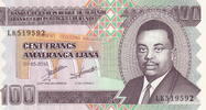 Burundi 100 Francs P.44 -