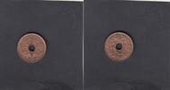French Indo China 1/2 Cent HOLE KM.20 -
