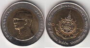Thailand 10 Baht KING 72 YEAR Y.350 -