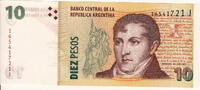 Argentina P.354 10 Pesos 2003 unz