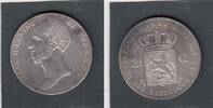 Netherlands 2 1/2 Gulden WILLEM II Lelie KM.69, -