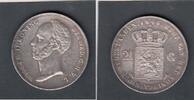Netherlands 2 1/2 Gulden WILLEM II KM.69 -