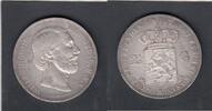 Netherlands 2 1/2 Gulden WILLEM III 2e type KM.82 -