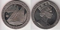 Isle of Man 1 Crown SHIP AMERICA CUP KM.179 -