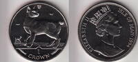 Isle of Man 1 Crown JAPAPESE BOBTAIL CAT KM.380 -