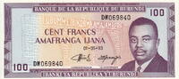 Burundi 100 Francs P.29c -