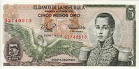 Colombia 5 Pesos P.406f -