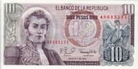 Colombia 10 Pesos P.407g -
