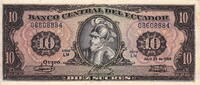Ecuador 10 Sucres P.121 -