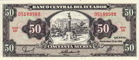 Ecuador 50 Sucres P.122 -