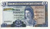 Gibraltar 10 Pounds P.22b -