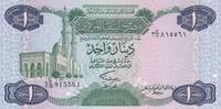 Libya P.49 1 Dinar 1984 unz