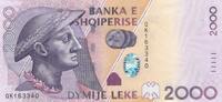 Albania 2.000 Leke P.74b -