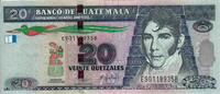 Guatemala 20 Quetzal P.118 -