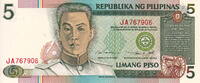 Philippines 5 Piso P.180 -