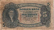 Norway 5 Kroner P.7c -