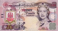 Gibraltar 20 Pounds P.33a -