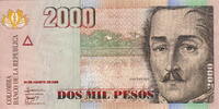 Colombia 2.000 Pesos P.451 -