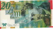 Israel 20 Sheqalim(plastic) P.64 -
