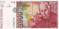 Spain 2.000 Pesetas P.164 -