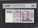 Czechie 1.000 Korun PMG 70 rare P.25a -