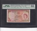 Rhodesia & Nyasaland P.20a 10 Shillings PMG 55 1958 unz-
