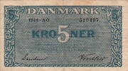 Denmark 5 Kroner P.35a -