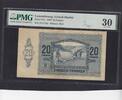 Luxembourg 20 Francs PMG 30 P.37a -