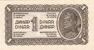 Yugoslavia 1 Dinar P.48b -
