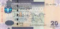 Libya P.74 20 Dinars 2009 unz