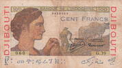 French Somaliland 100 Francs P.19A -
