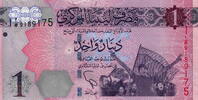 Libya 1 Dinar P.76 -
