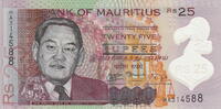 Mauritius 25 Rupees (plastic) P.64 -
