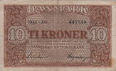 Denmark 10 Kroner P.36a -