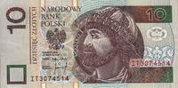 Poland 10 Zlotych P.173a -