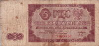 Poland 5 Zlotych P.135 -