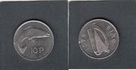 Ireland 10 Pence FISH KM.23 -