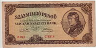 Hungary 100 MO Pengo P.124 -