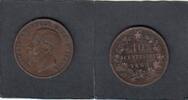 Italy KM.11.2 10 Centesimi EMANUELA III 1863 VF